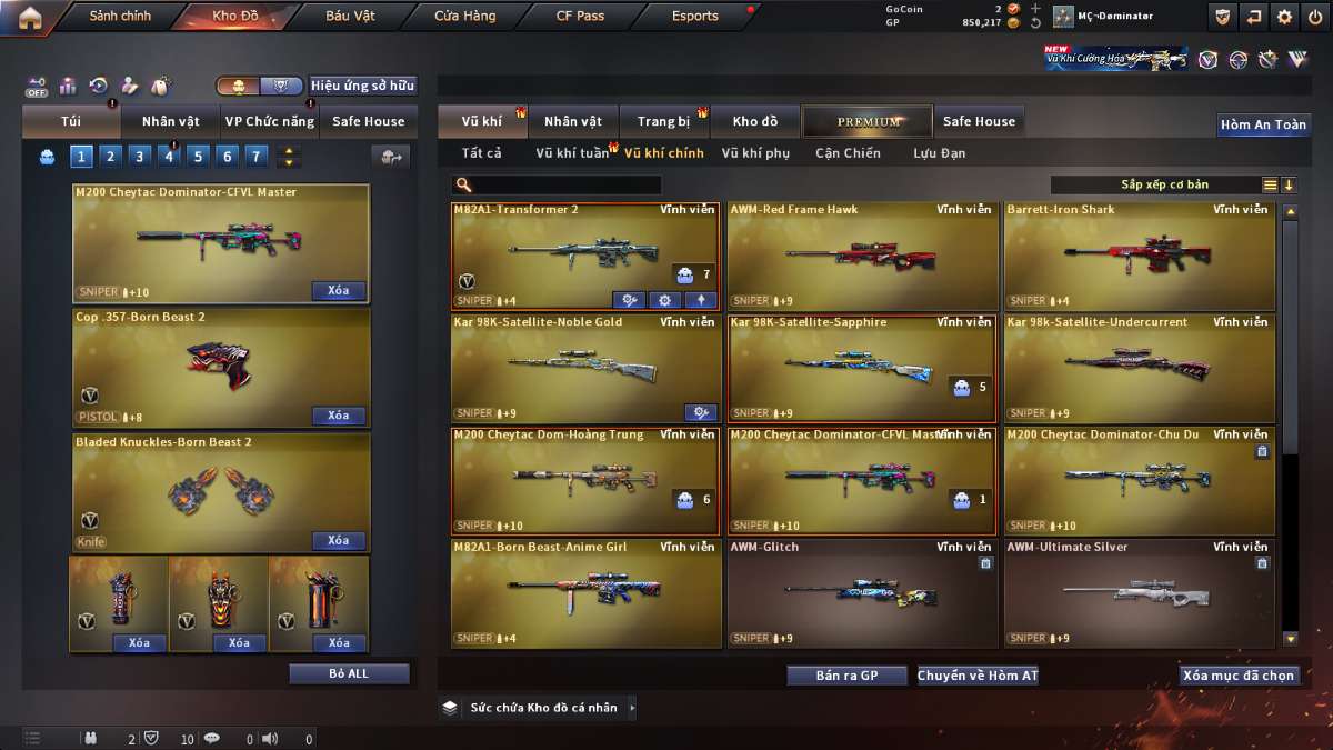 shop acc cf uy tin gia re